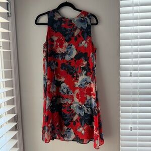 Taylor Floral Red Mini Dress